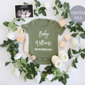 Annonce De Grossesse Numerique Non Sexiste Annonce De Bebe Etsy France