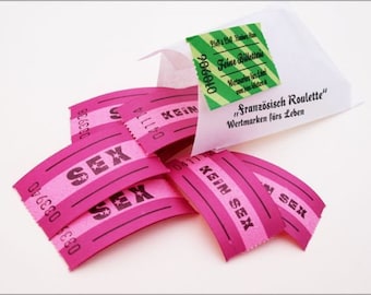 Lucky ticket set FRENCH ROULETTE, 10 tickets...