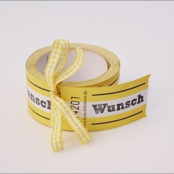 Lucky tickets WUNSCH (Wish) 100-Roll