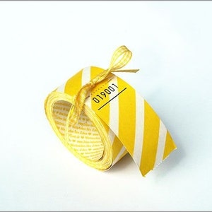 Lucky ticket blank yellow/white, roll of 100