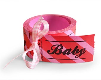 Lucky Ticket BABY (pink), roll of 100