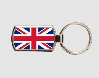 Leather Keyring Engraved Newbury City England Flag Leather Keyring Engraved Newbury City England Flag