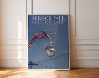 Taylor Print, Trendy Aesthetic Wall Art, Swiftie Merch, Mirrorball Print, Midnights Album Art, College Dorm Posters, Disco Ball Wall Decor