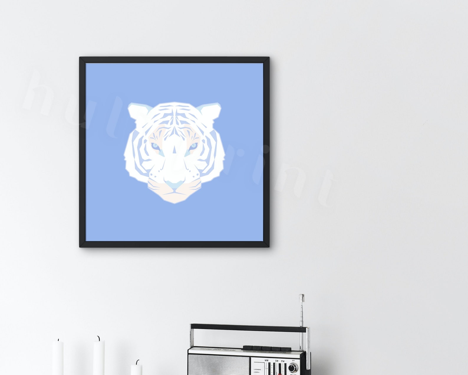 Blue Preppy Wall Art Set of 9 Hearts Poster Pastel Preppy Etsy