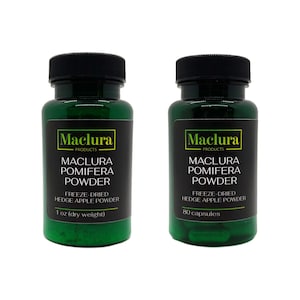 Maclura Pomifera Powder | Freeze-Dried Hedge Apple Powder | Antioxidant Herbal Supplement | FREE SHIPPING