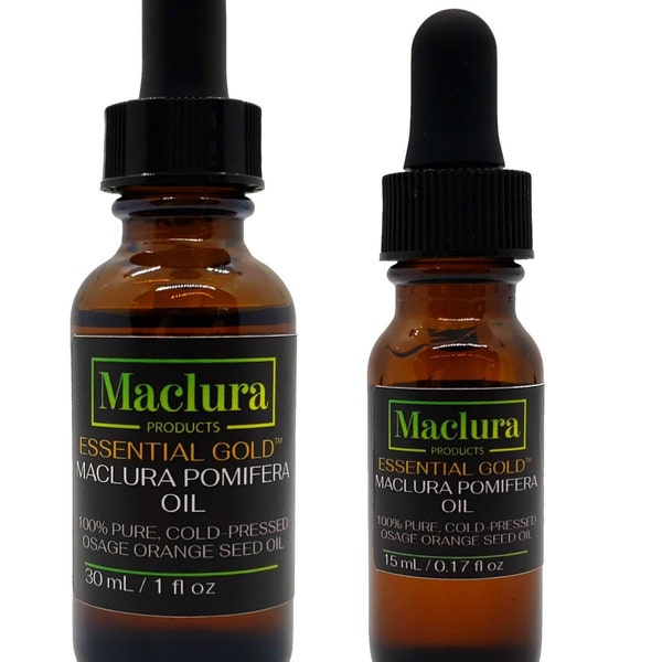 Essential Gold | 100% Pure, Cold-Pressed Maclura Pomifera Oil | Compare to One Drop Wonder | FREE SHIPPING