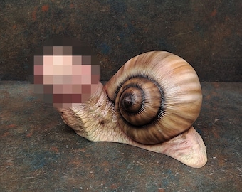 Escultura de caracol PP, regalo de cumpleaños divertido, decoración peculiar