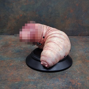 PP grub, decoração de criatura estranha e engraçada
