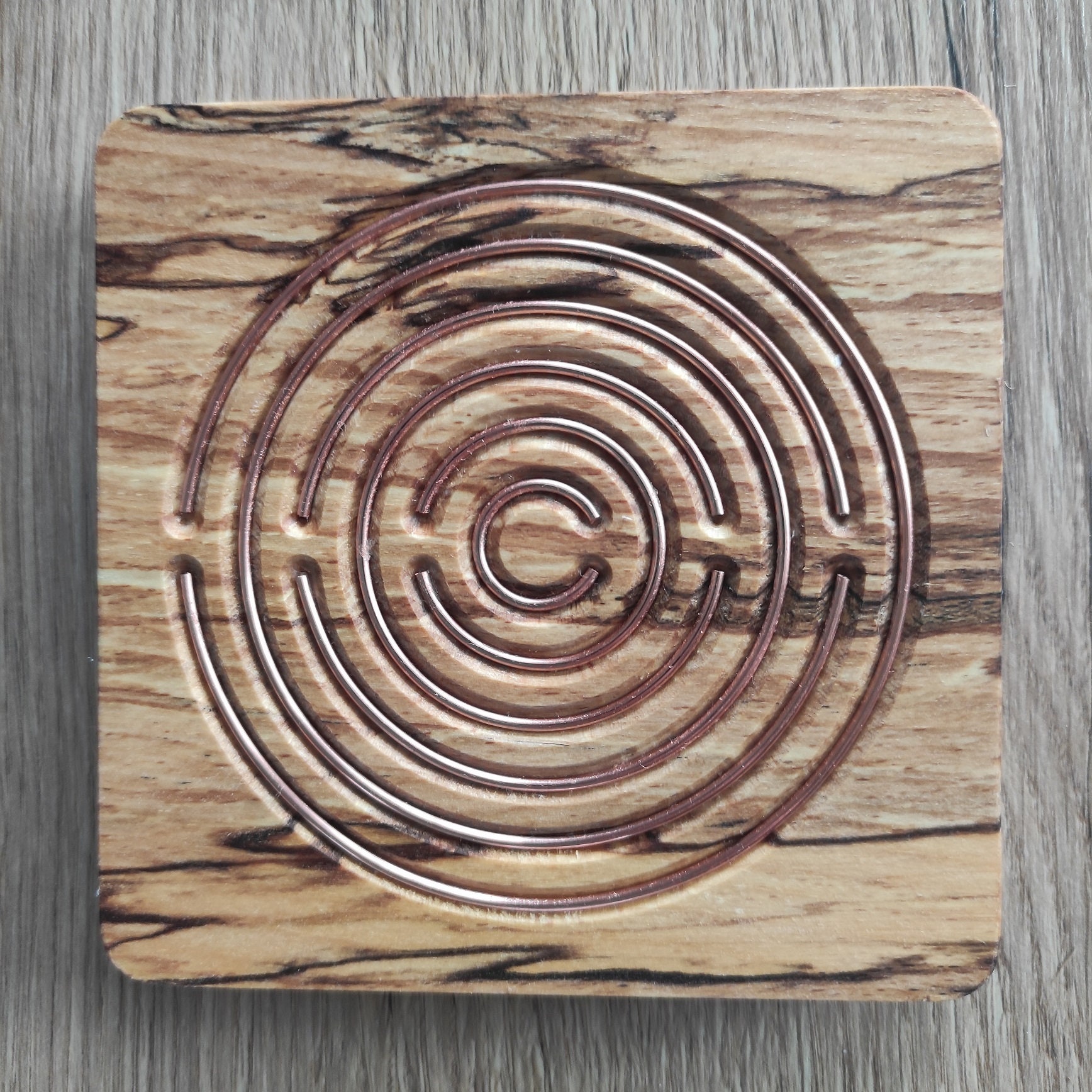 Oscillateur de Lakhovsky | Hêtre avec Motifs Naturels