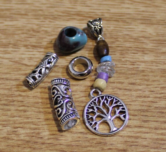 Dreadlock Beads Set of 5 Tree of Life Dreadlock Jewellery Etsy