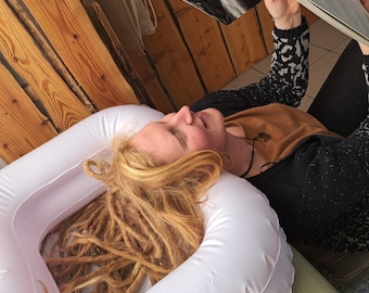 Lavandino gonfiabile per dreadlock, disintossicazione domestica e pulizia profonda per dreadlock