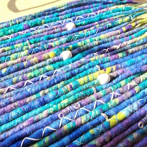 Wolle Dreadlocks, Verlängerungen, Ocean vibes Dreadlocks, Made to Order, Mookley Dreadlocks