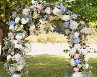 Arco flores boda