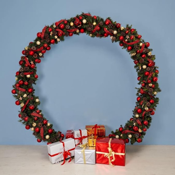 Christmas Circle Arch Christmas Decorations Holiday Decor - Etsy