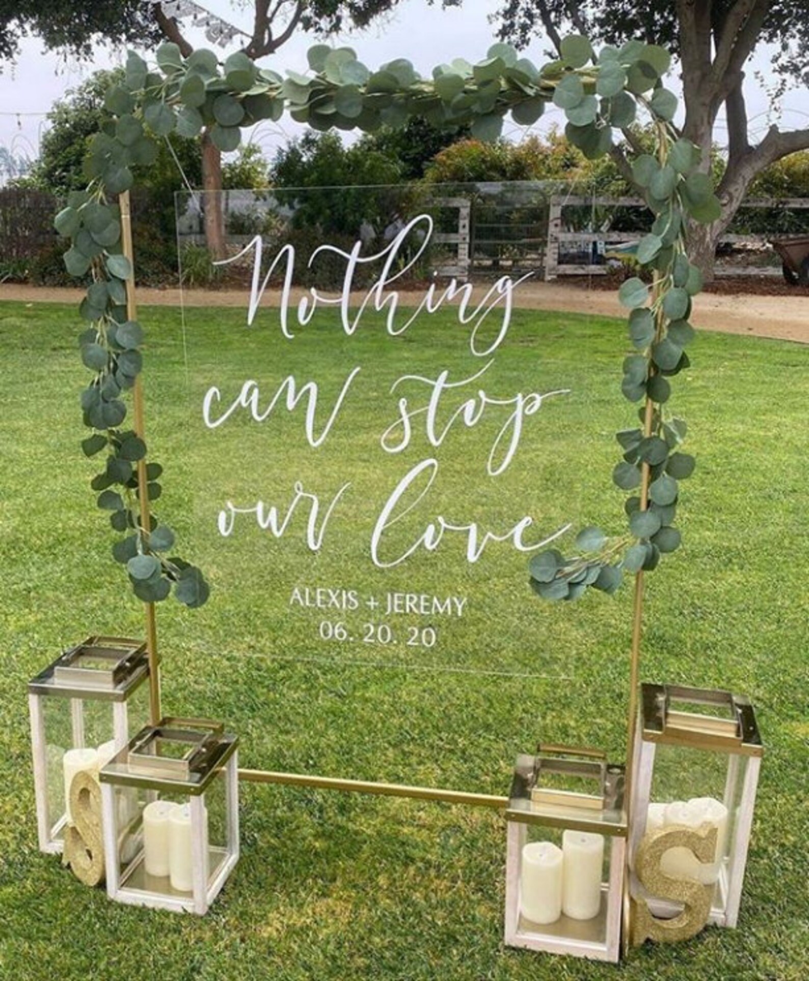 Artificial Eucalyptus garland Wedding Arch decor Greenery Etsy