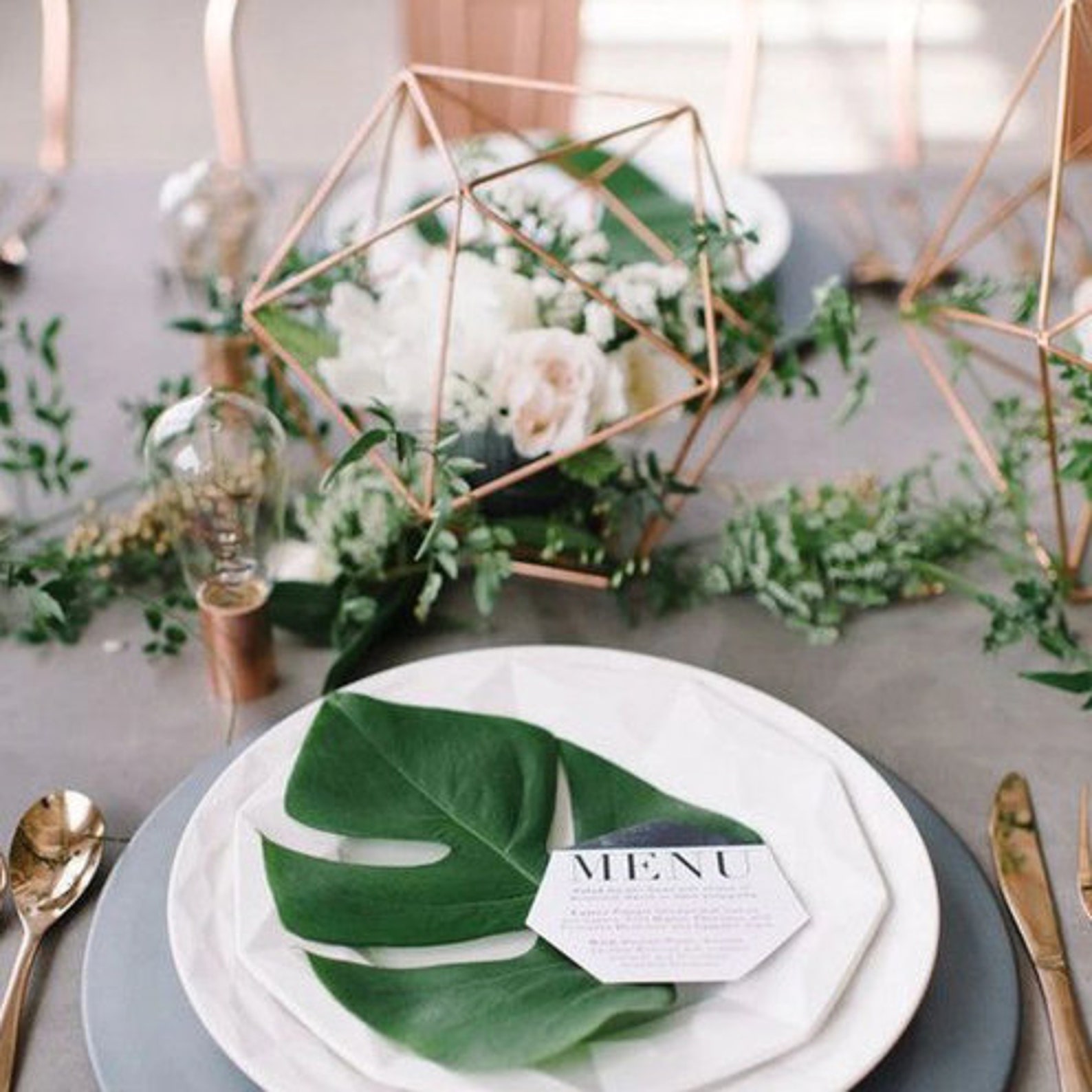 5 Pcs Geometric Wedding Decor Geometric Decorations Wedding Centerpiece for Table Floral Stand ...