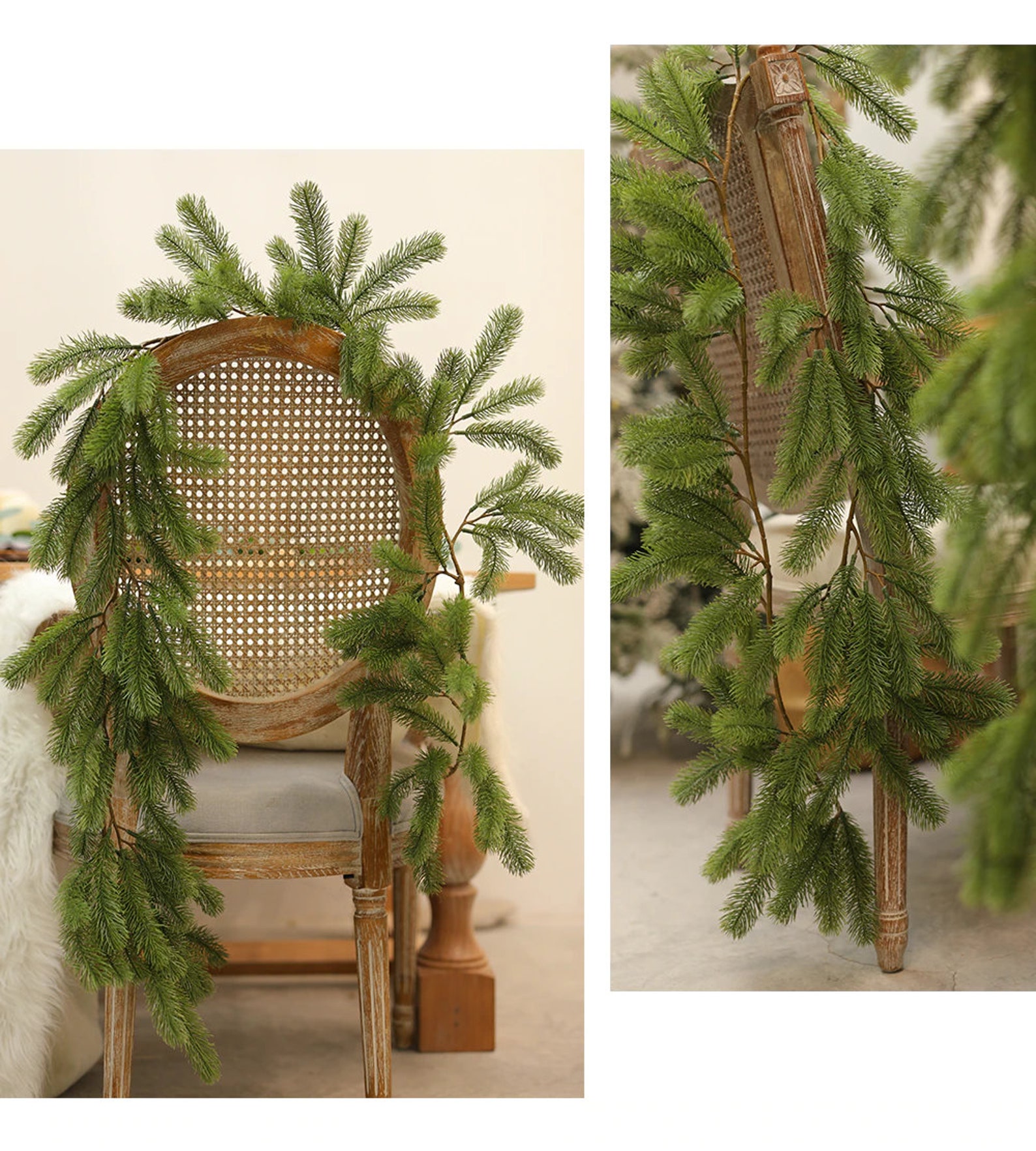 Greenery Garland Christmas Garland Green Christmas Decoration Holiday