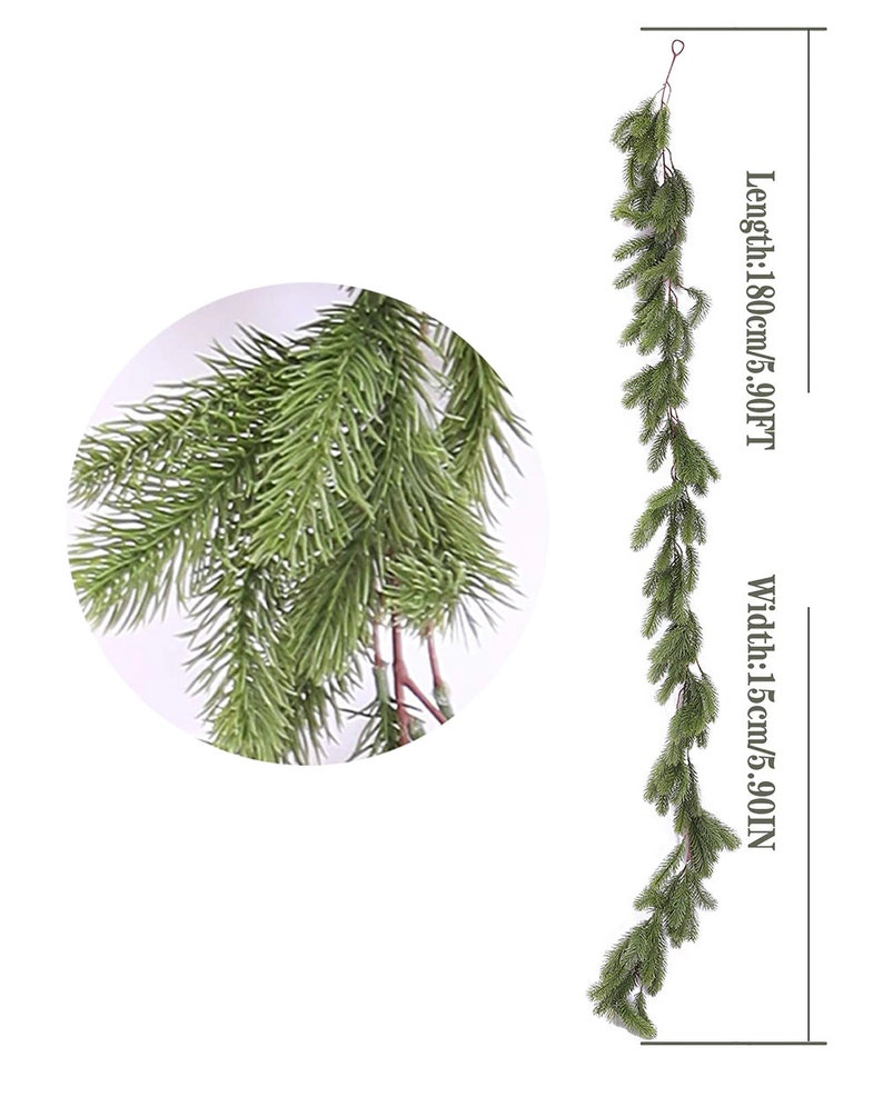 Greenery Garland Christmas Garland Green Christmas Decoration Holiday