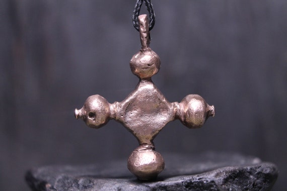 Ancient Medieval Viking Cross Pendant, Norse Jewelry, Historical Artifact, Viking Age