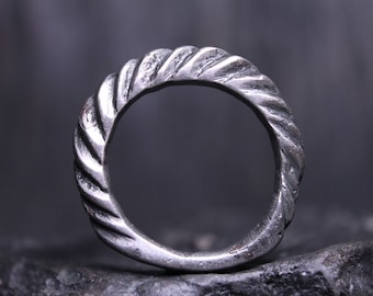 Oude Vikingring, Scandinavisch sieraad, Noors artefact, Vikingtijdperk, Amerikaanse maat 6,5
