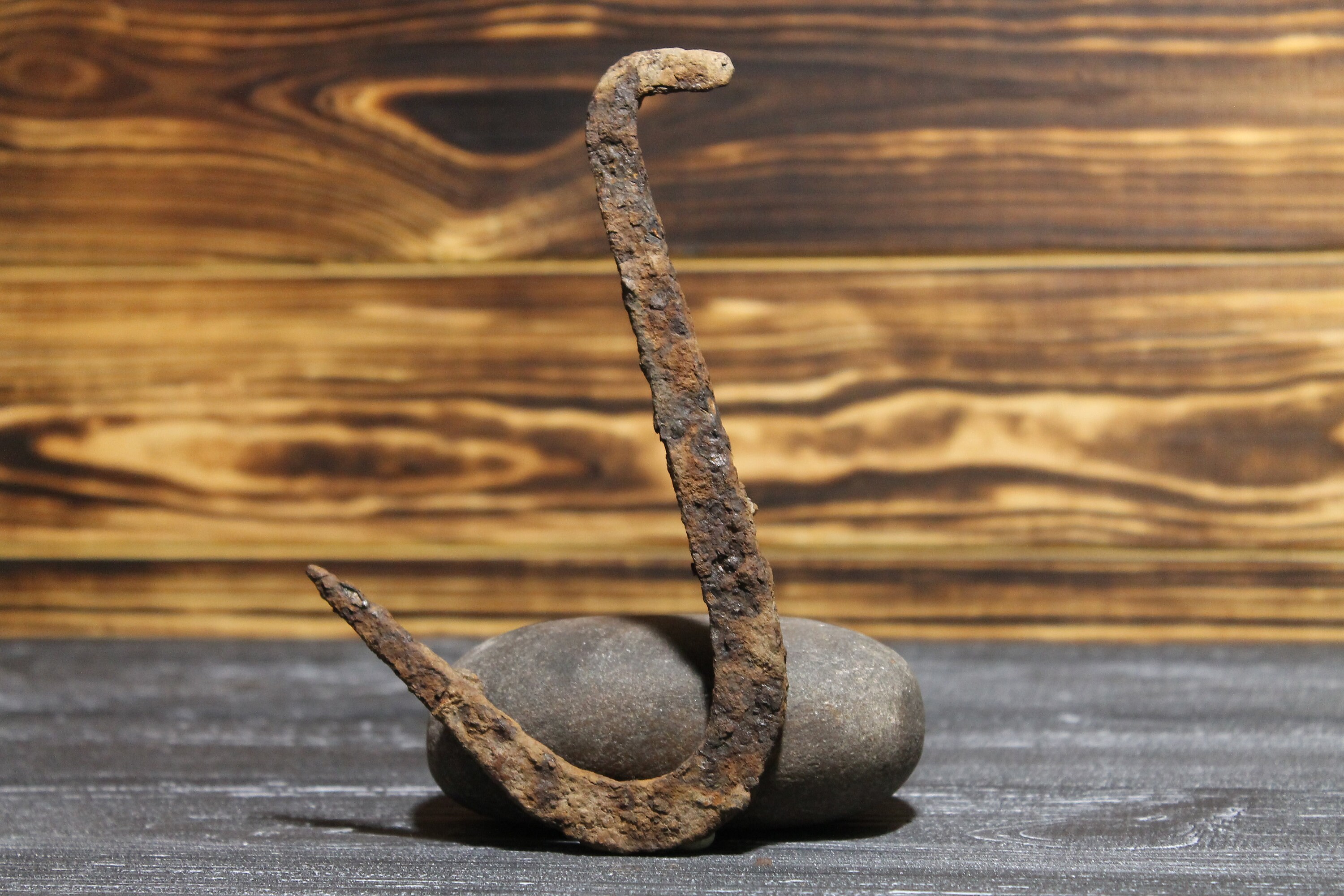 Ancient Viking Iron Fishing Hook / Large Size / Archaeological Etsy
