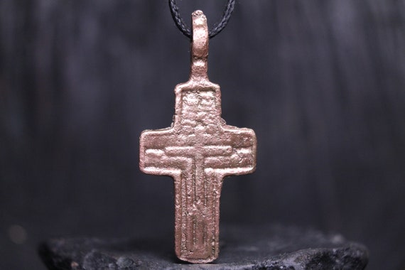 Medieval Cross Necklace, Christian Artifacts, Ort… - image 1