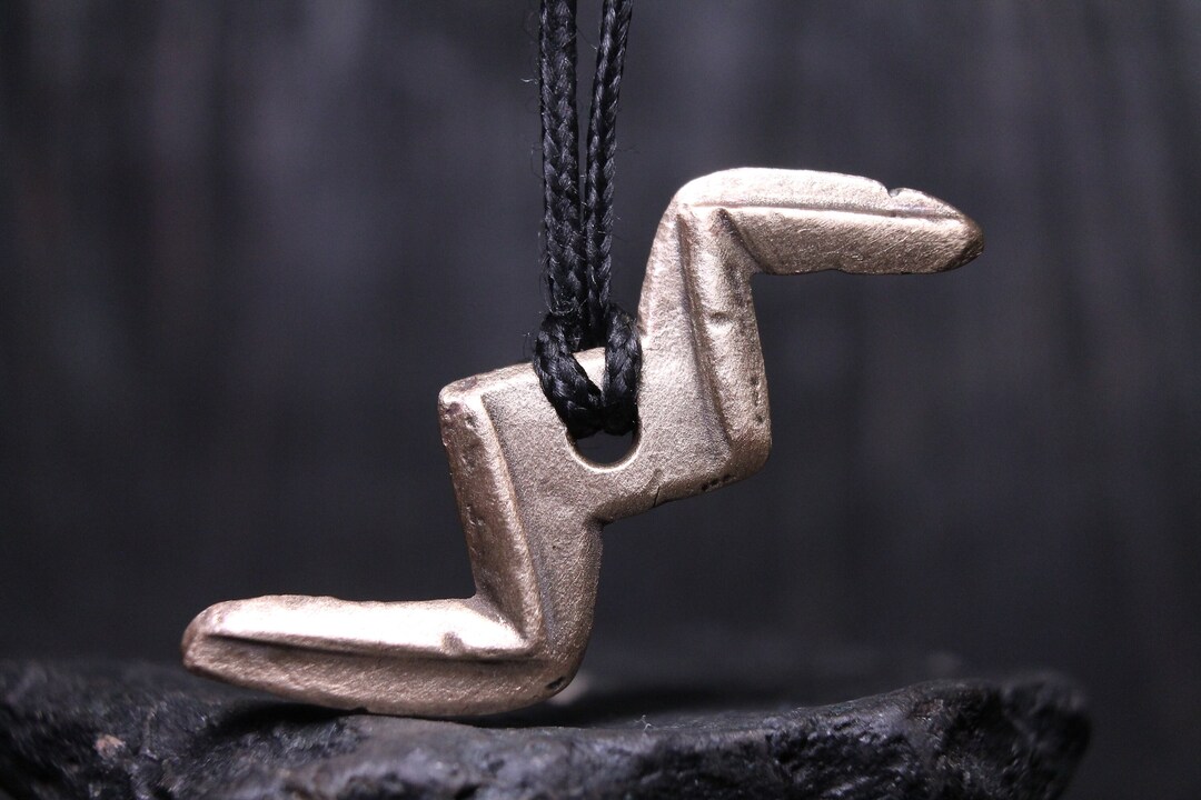 Viking Lightning Bolt Necklace, Viking Pendants, Rune Charms, Rune