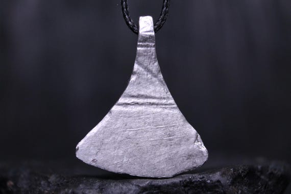 Authentic Ancient Viking Silver Axe Pendant, Norse Jewelry, Viking Age
