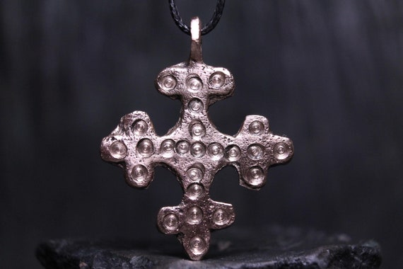 Ancient Medieval Viking Cross Pendant, Norse Jewelry, Nordic Artifact, Viking Age