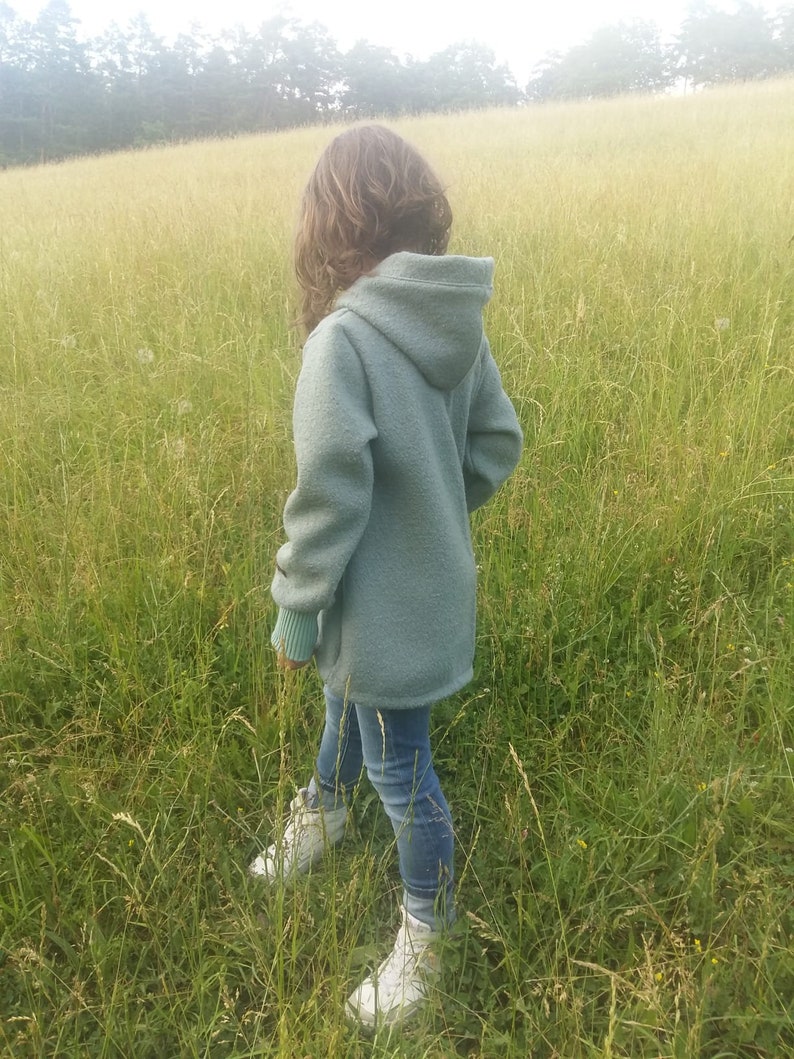 Walkjacke in Altgrün optional gefüttert oder ungefüttert Bild 5