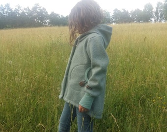 Veste de promenade en vieux vert au choix doublée ou non doublée