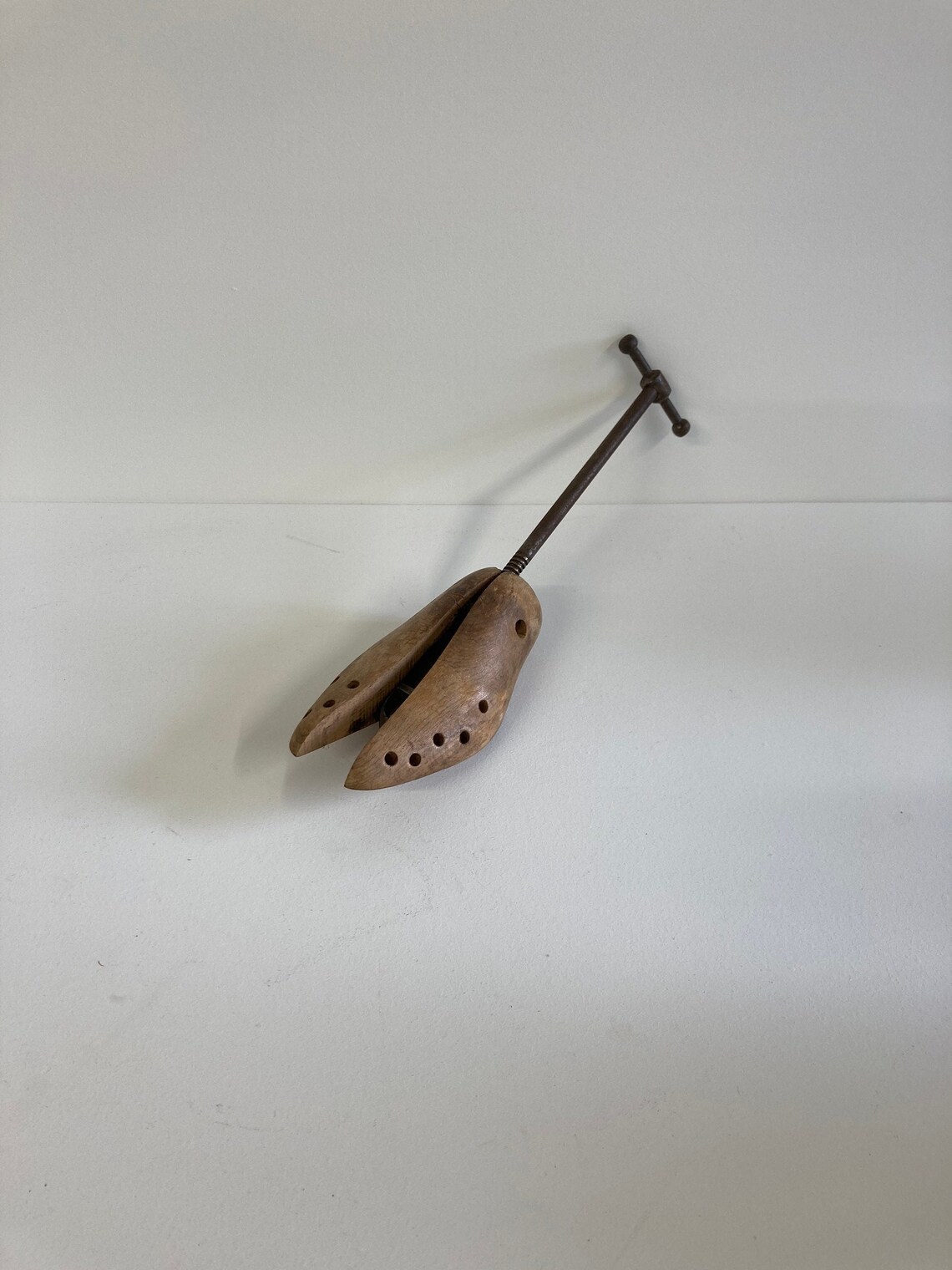 antique wooden boot stretcher