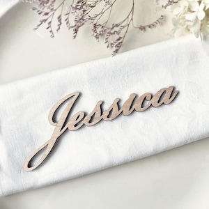 Segnaposto in legno personalizzati per matrimonio: targhette rustiche, segnaposto