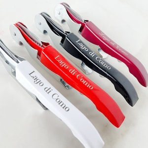 Wedding Favors, Personalised Corkscrew, Custom Name Engraved Wine Bottle Opener, Bachelor Party Gift
