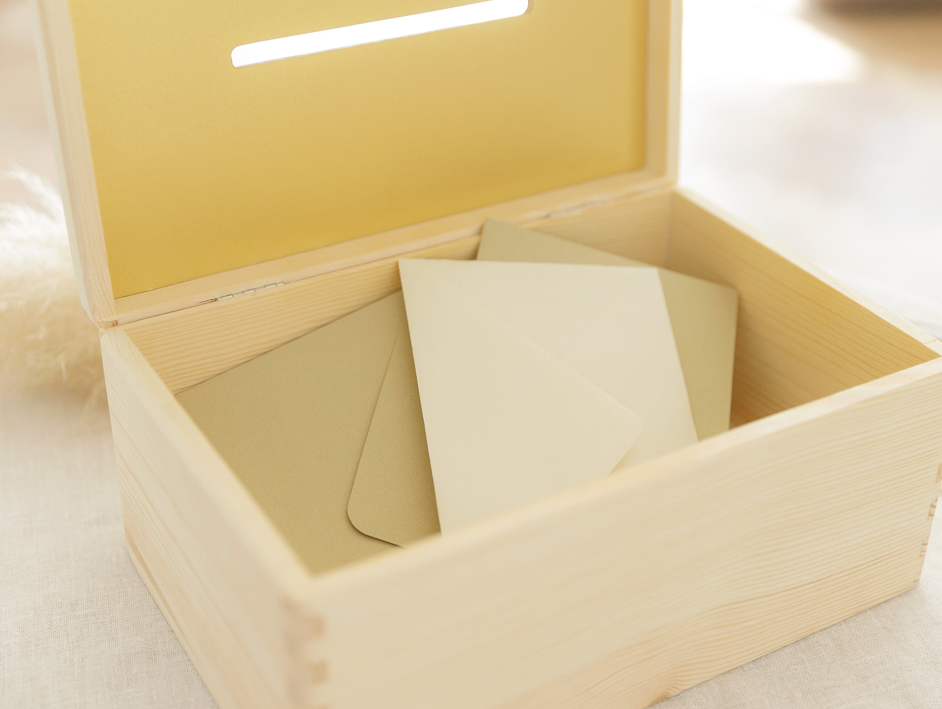 Wooden Box for Envelopes Personalized Envelope Box Idea for a Etsy