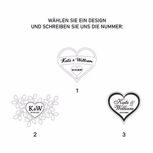 Gästebuch in Herzform Alternatives Gästebuch Gästebuch aus Holz für eine Hochzeit eine Idee für ein Geschenk Bild 3