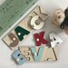 Personalized Name Puzzles Puzzle Games Wooden Toys for Baby Early Learning Letter Shapes with Pegs Gift Plywood 