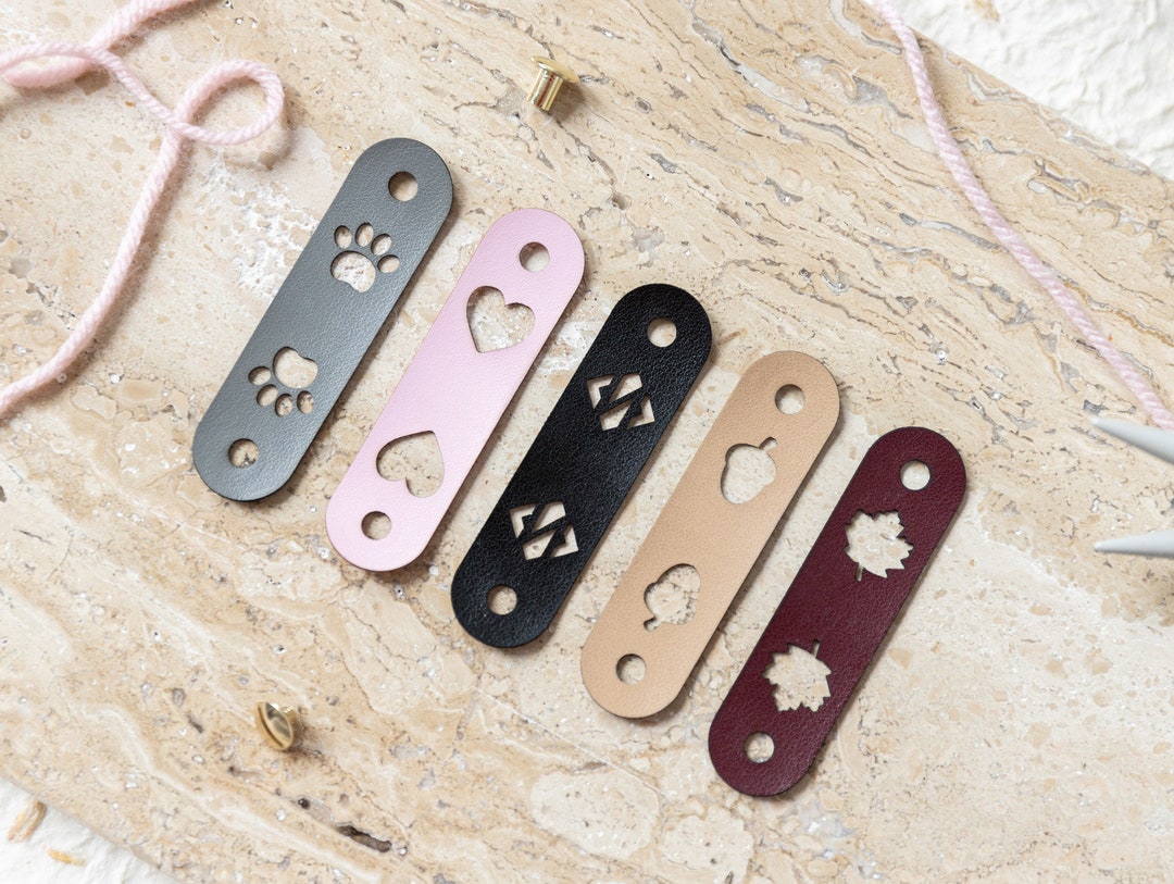 Laser Cut Labels Vegan Leather Label Personalized Label Eco Leather