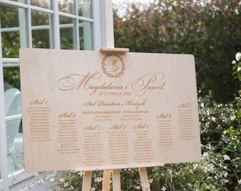 Wedding Table Plan Wooden 60x100!  Alternative Rustic Sitting Plan Wedding MUST BE! :)