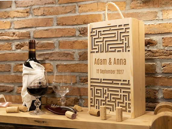 Caja De Madera Para 2 Botellas De 75cl – Tomàs Cusiné