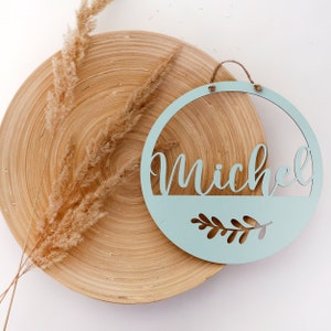 Personalized ornament Laser cut name Birthday gift wooden ornament image 2