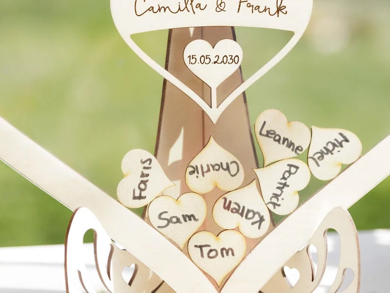 Alternativa al libro degli ospiti per matrimonio, libro degli ospiti