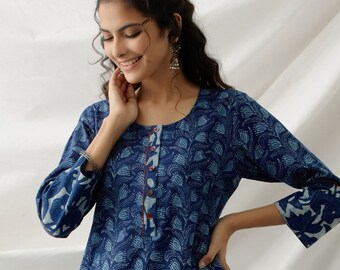 Túnica floral flowy kurta