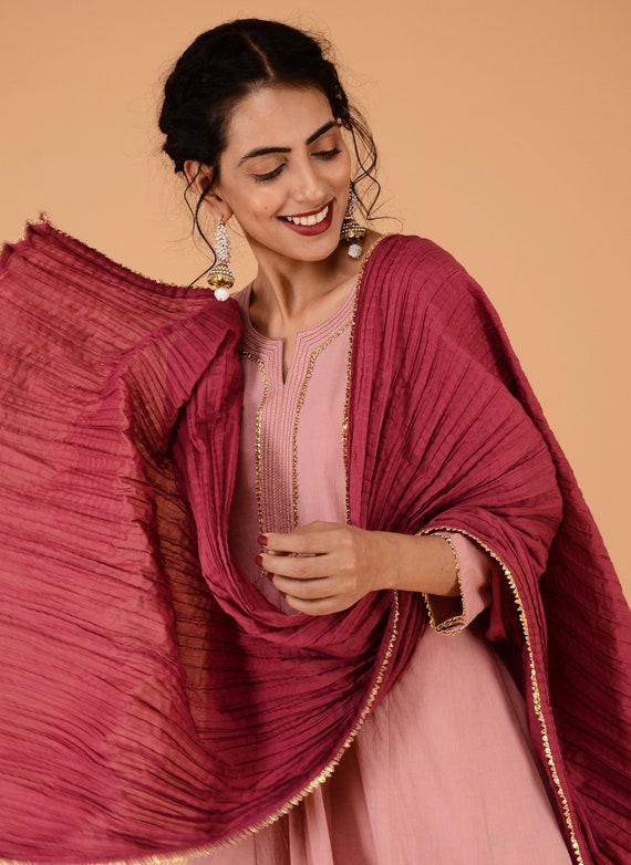anarkali kurti with dupatta
