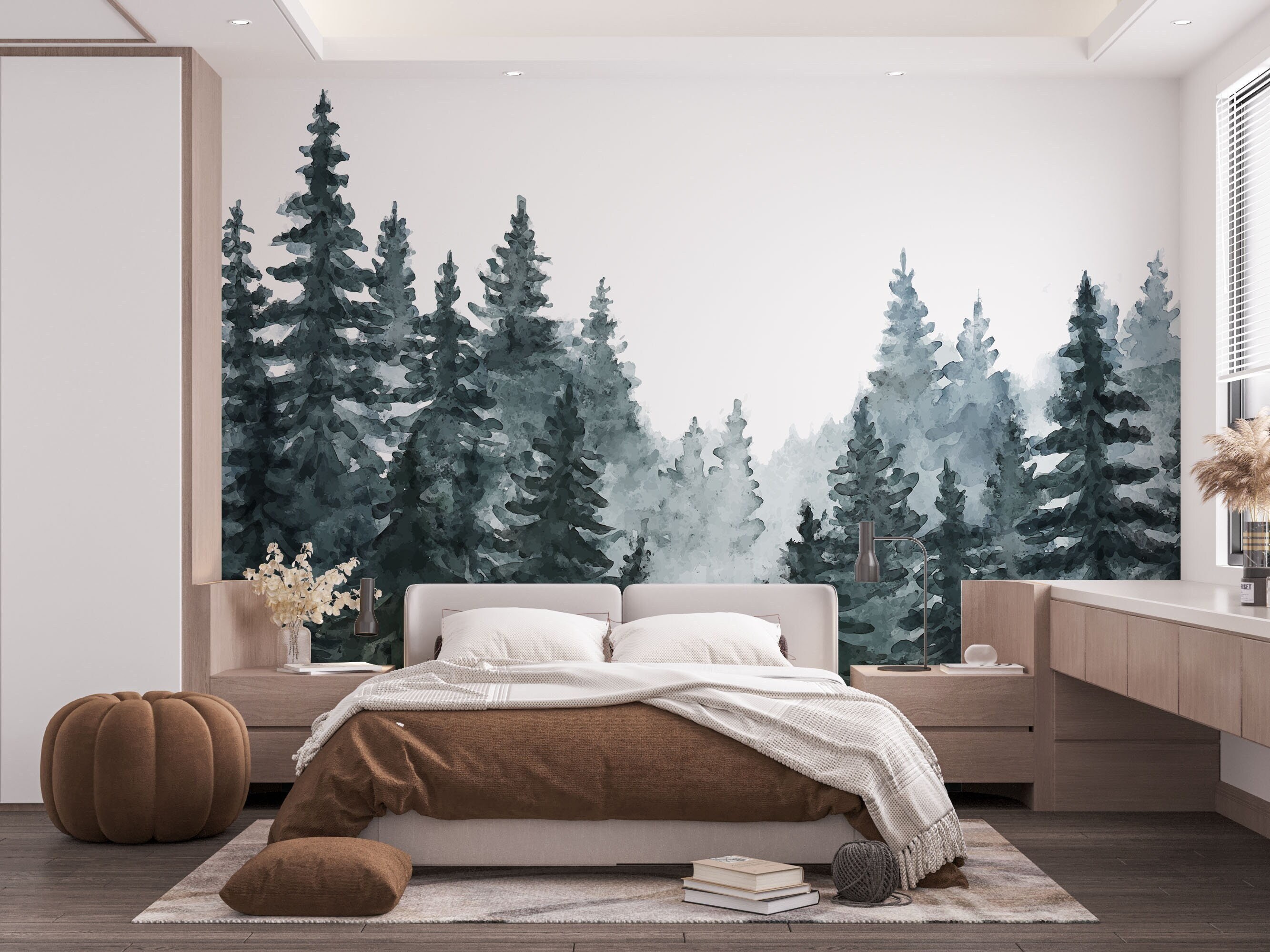 6 Moody Landscape Wall Murals for the Perfect Bedroom  Eazywallz