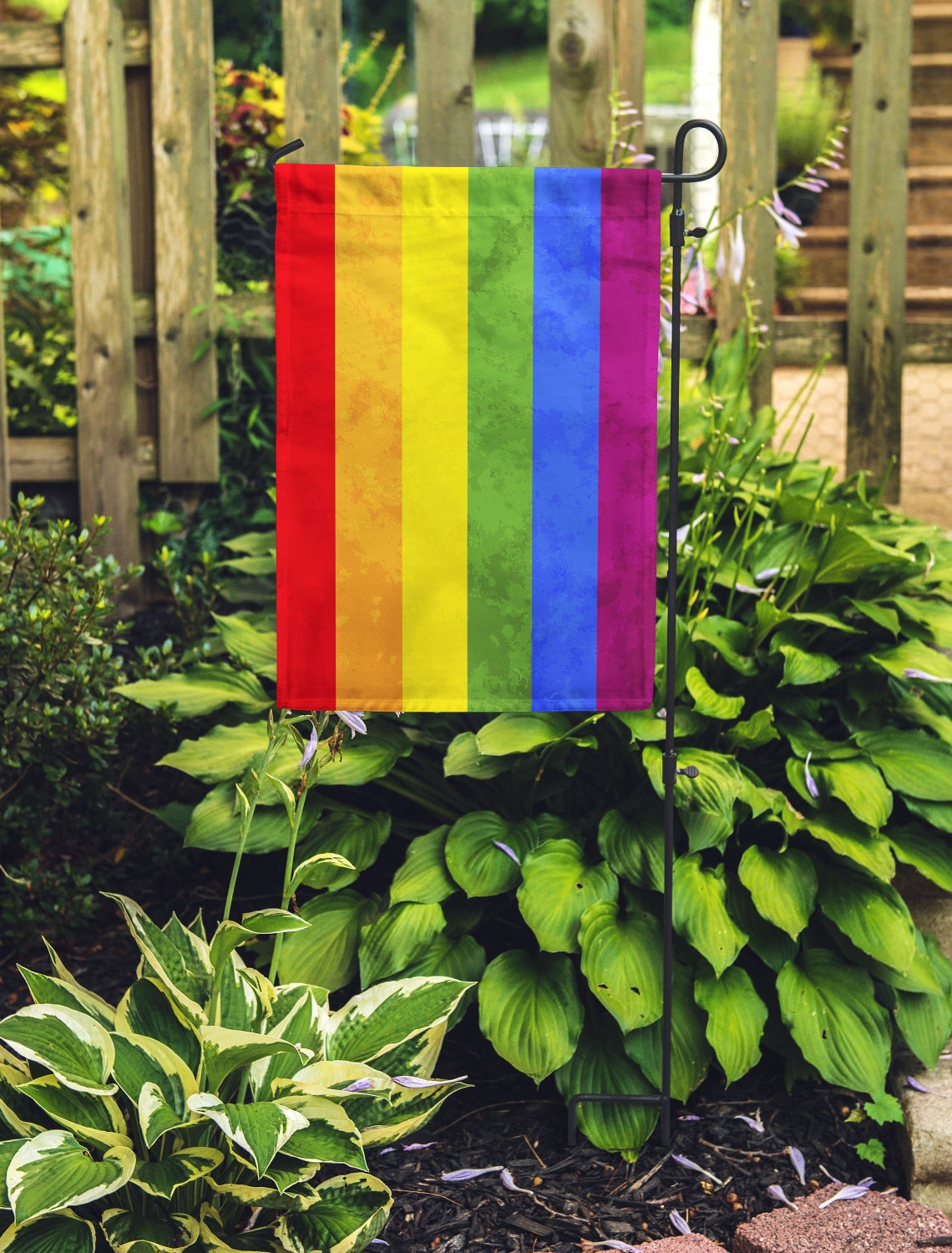 Pride Rainbow Yard Flag Lgbtq Pride Garden Flag 3 tamaños | Etsy