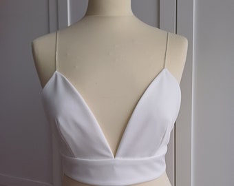 simple bridal top
