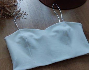 Simple bridal top