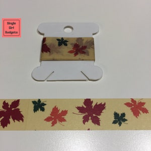 Washi Tape Sample 24&quot; - Fall Leaves