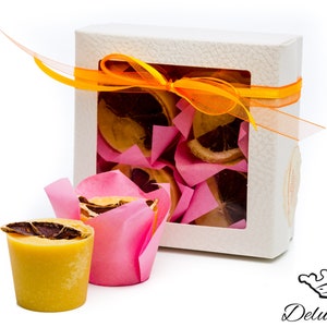 115.83EUR/1kg Bath chocolates ORANGE in gift set image 1